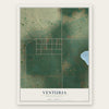 Venturia, North Dakota map print, the full design