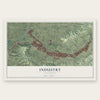 Industry, California map print, the full design