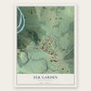 Elk Garden, West Virginia map print, the full design
