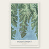 Indian Point, Missouri map print, the full design