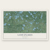 Land O'Lakes, Wisconsin map print, the full design