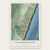 Englewood Cliffs, New Jersey map print, the full design
