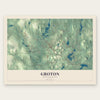 Groton, Massachusetts map print, the full design