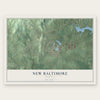 New Baltimore, Virginia map print, the full design