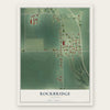 Rockbridge, Illinois map print, the full design