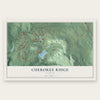 Cherokee Ridge, Alabama map print, the full design