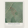 Moravia-Walther, Maryland map print, the full design