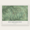 Bon Aqua Junction, Tennessee map print, the full design