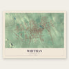 Whitman, Massachusetts map print, the full design