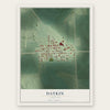 Daykin, Nebraska map print, the full design