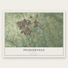 Pflugerville, Texas map print, the full design