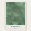Mount Olive, Mississippi map print, the full design