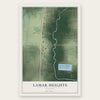 Lamar Heights, Missouri map print, the full design