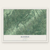 Hayden, Alabama map print, the full design