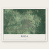 Buena, New Jersey map print, the full design