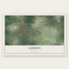 Auburn, Kentucky map print, the full design