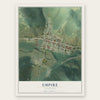 Empire, Colorado map print, the full design