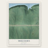Mule Barn, Oklahoma map print, the full design