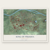 King of Prussia, Pennsylvania map print, the full design