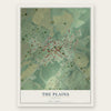 The Plains, Virginia map print, the full design