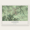 Lafayette, Tennessee map print, the full design