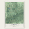 Hanover, Wexford County, Michigan map print, the full design