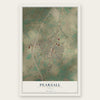 Pearsall, Texas map print, the full design