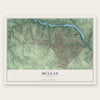 McLean, Virginia map print, the full design
