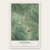 Freeburg, Missouri map print, the full design
