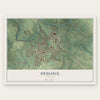 Desloge, Missouri map print, the full design