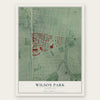 Wilson Park, Maryland map print, the full design