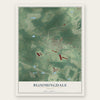 Bloomingdale, Georgia map print, the full design
