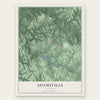 Adamsville, Alabama map print, the full design