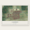 Calexico, California map print, the full design