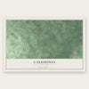 Caledonia, New York map print, the full design