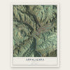 Appalachia, Virginia map print, the full design