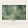 Rayle, Georgia map print, the full design