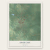 Star City, Arkansas map print, the full design