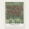 Sherman Oaks, California map print, the full design