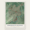Borough of Chatham, Morris County, New Jersey map print, the full design
