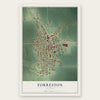 Forreston, Illinois map print, the full design