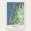 Mukilteo, Washington map print, the full design