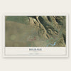 Hildale, Utah map print, the full design