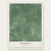 Bethany, Michigan map print, the full design