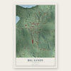 Big Sandy, Tennessee map print, the full design