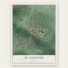St. Ignatius, Montana map print, the full design