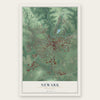 Newark, Delaware map print, the full design