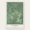 Coalmont, Tennessee map print, the full design