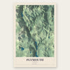 Plymouth, Vermont map print, the full design
