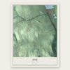 Dix, New York map print, the full design